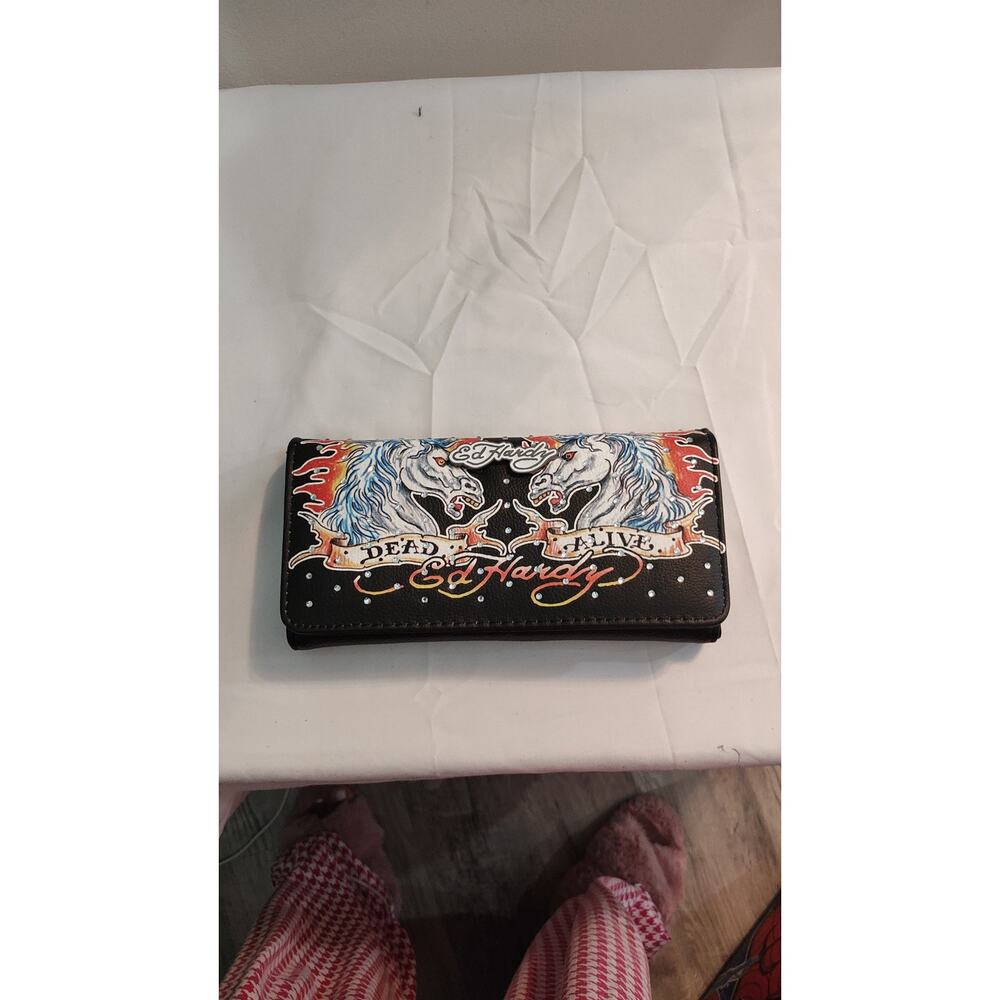 Ed Hardy Long Wallet